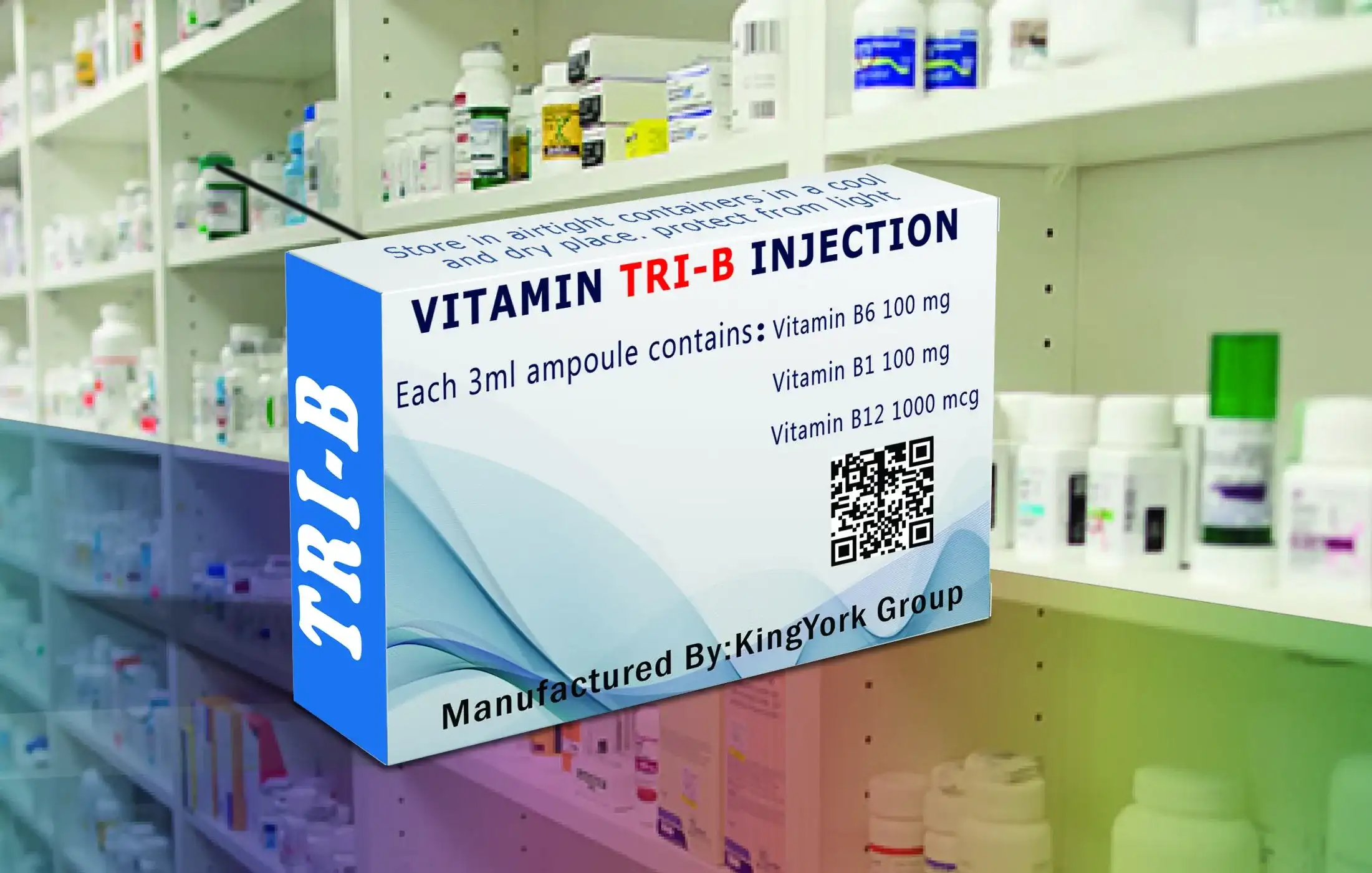 Vitamin Tri B InjectionB1,B6,B12 Nervous System Support
