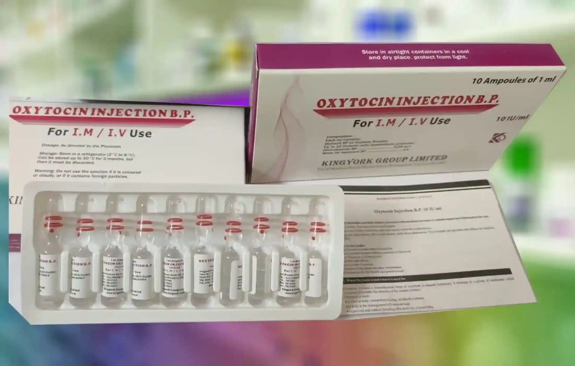 'Oxytocin', 'Oxytocin injection', 'Oxytocin ampoules', 'Oxytocin 10iu'