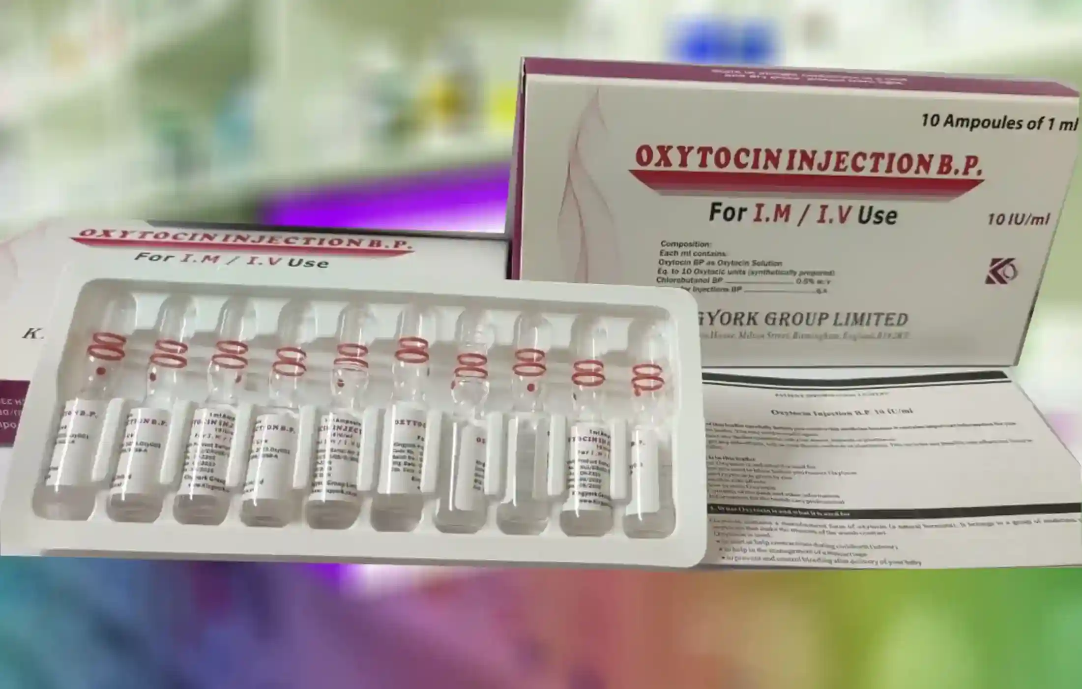 Paracetamol injection 750 offered for sale in Libya, with a focus on the packaging and dosage details for consumers.