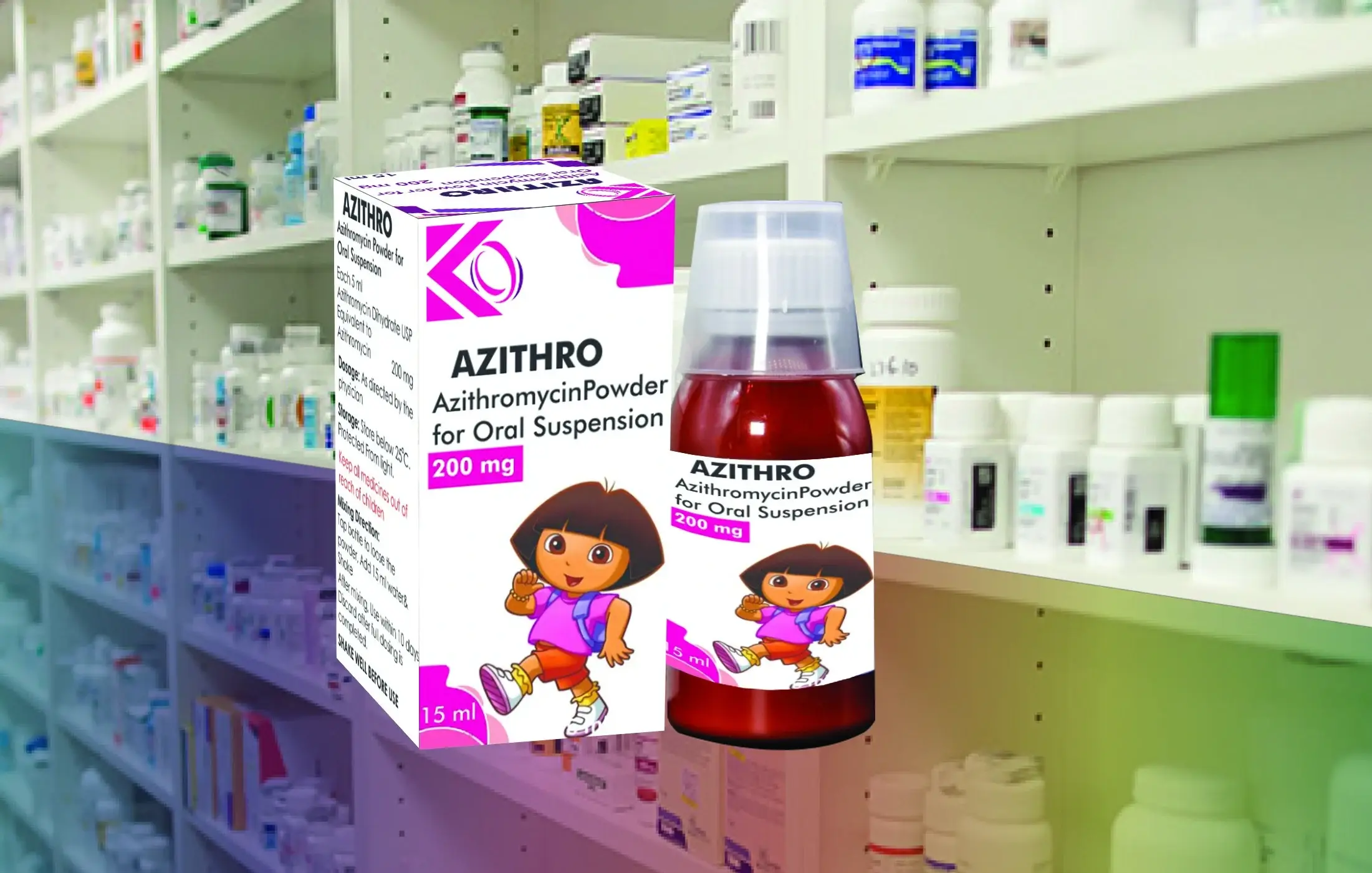 'azithromycin syrup', 'antipyretic syrup', 'azithromycin 125mg syrup', 'azithromycin'