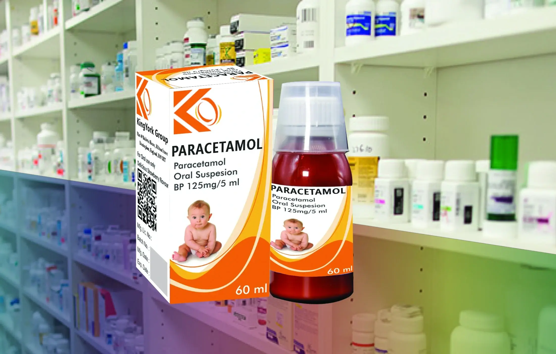 'paracetamol syrup', 'analgesic syrup', 'paracetamol 125mg syrup', 'paracetamol'